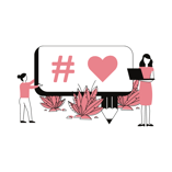hashtag heart