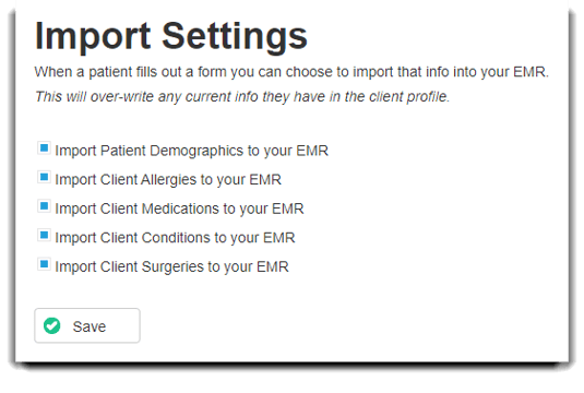 import settings umr