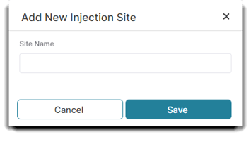 add a new injection site