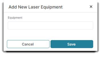 add a new laser