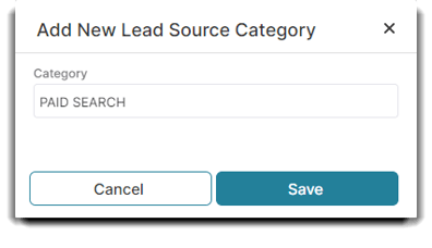 add a new lead source