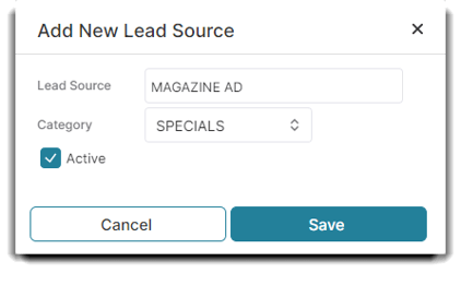 add a new lead