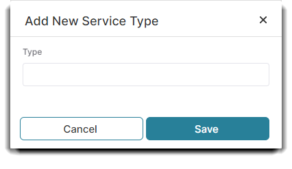 add new service type