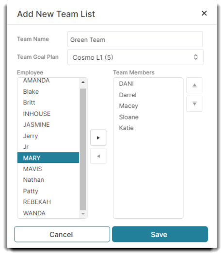 add new team