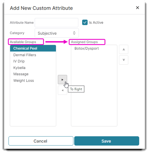 assign soap groups