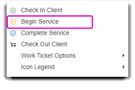 begin service-1