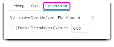 commission tab on retail