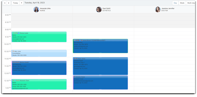 department calendar