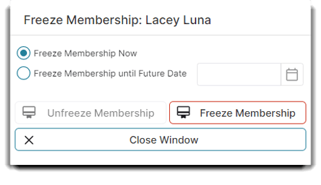 freeze membership