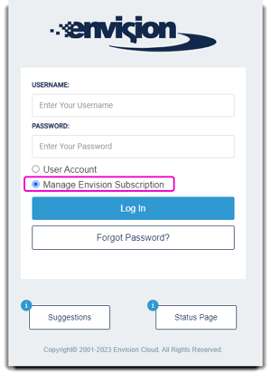 manage subscription