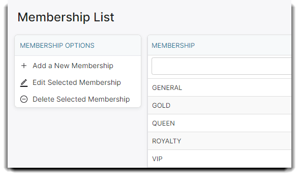 membership list