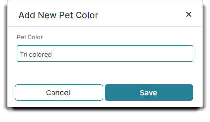 pet color add