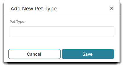 pet types add