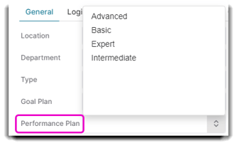 plan dropdown