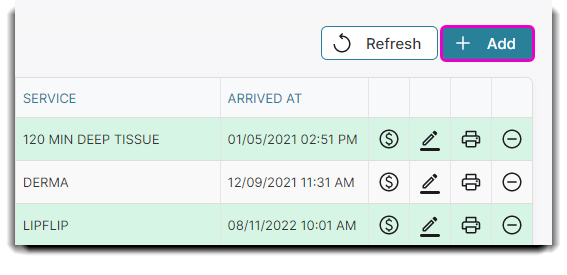 walk in queue add