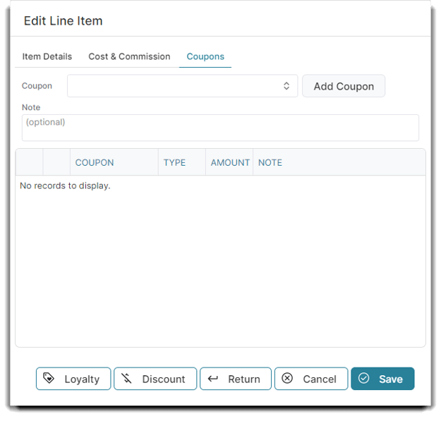 edit line item coupons