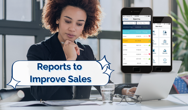 Comparison reports to run within your medspa software to boost sales 